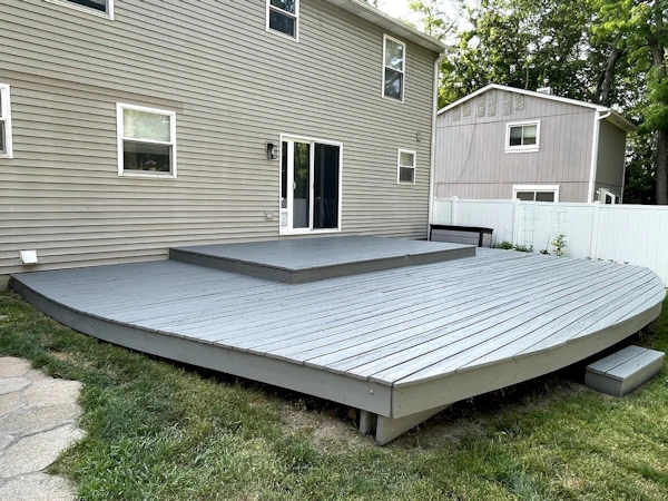 painting contractor Lake Orion before and after photo deck-after
