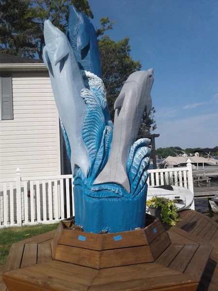 painting contractor Lake Orion before and after photo dolphins-after