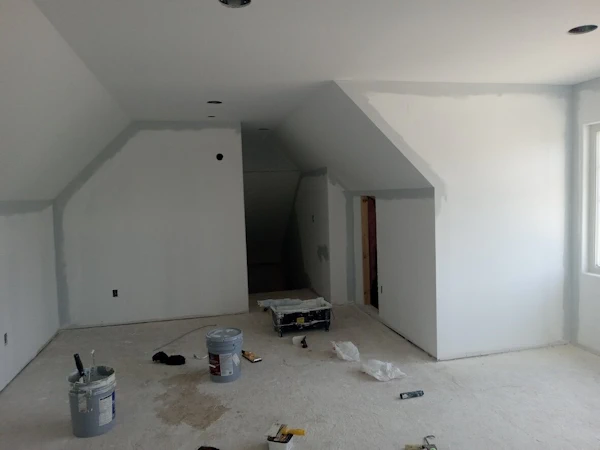painting contractor Lake Orion before and after photo interior-before